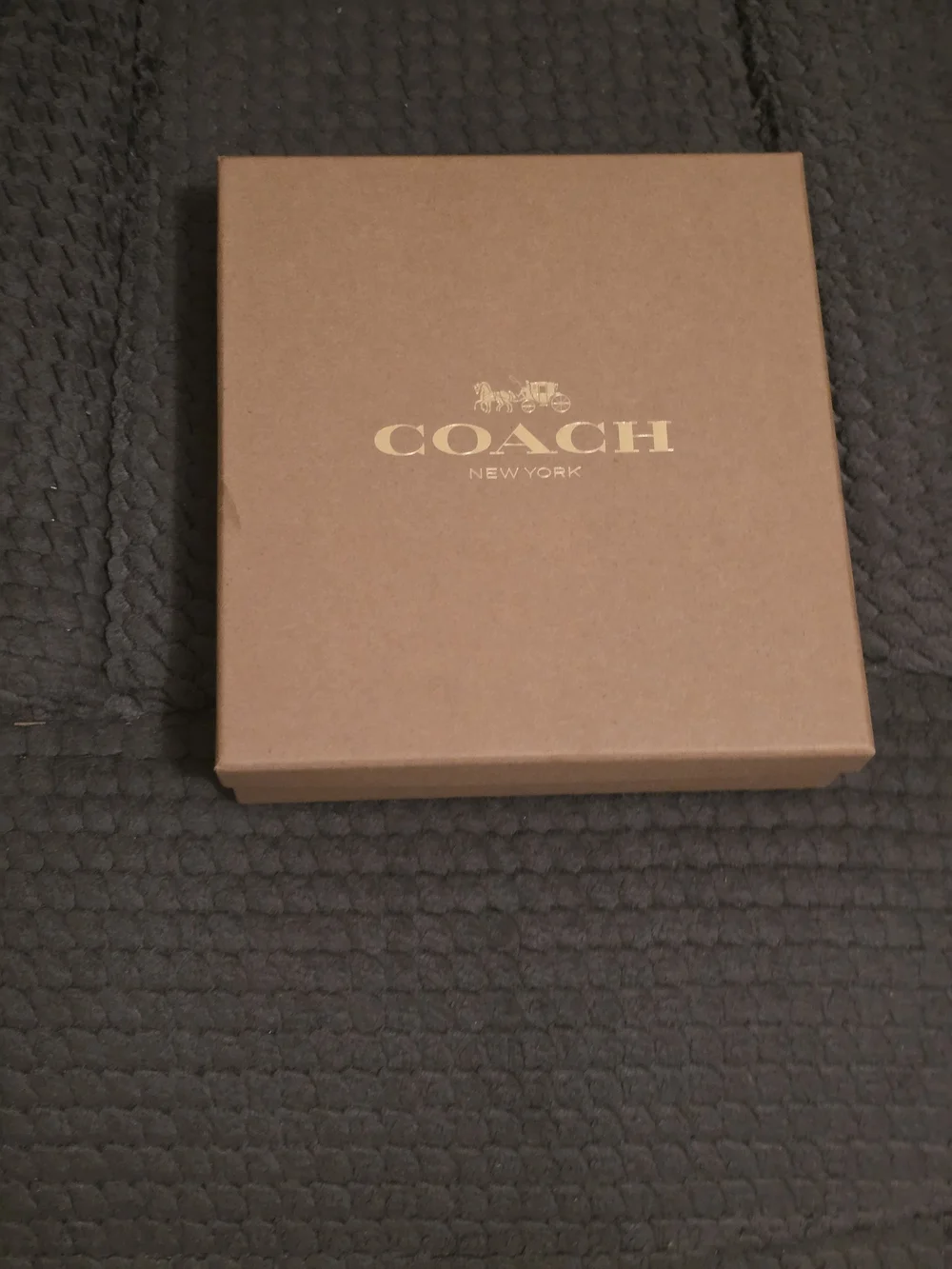 Coach Brown Leather Dog Collar with Silver Hardware M(ch146)